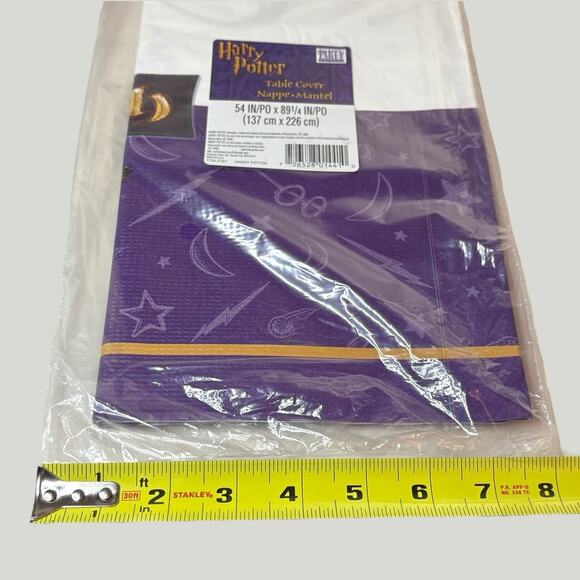 (2) - VTG 2000s Harry Potter Sorcerers Stone Plastic Table Cover Party Supplies - Picture 3 of 14
